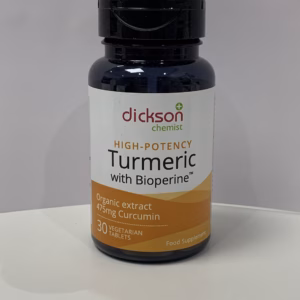 High Potency Turmeric 10,000mg (475mg pure) Tablets- with added Bioprene.
