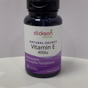 Vitamin E - high potency 400iu x 30 Softgels