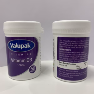 Vitamin D Valu-Pak 60 tablets