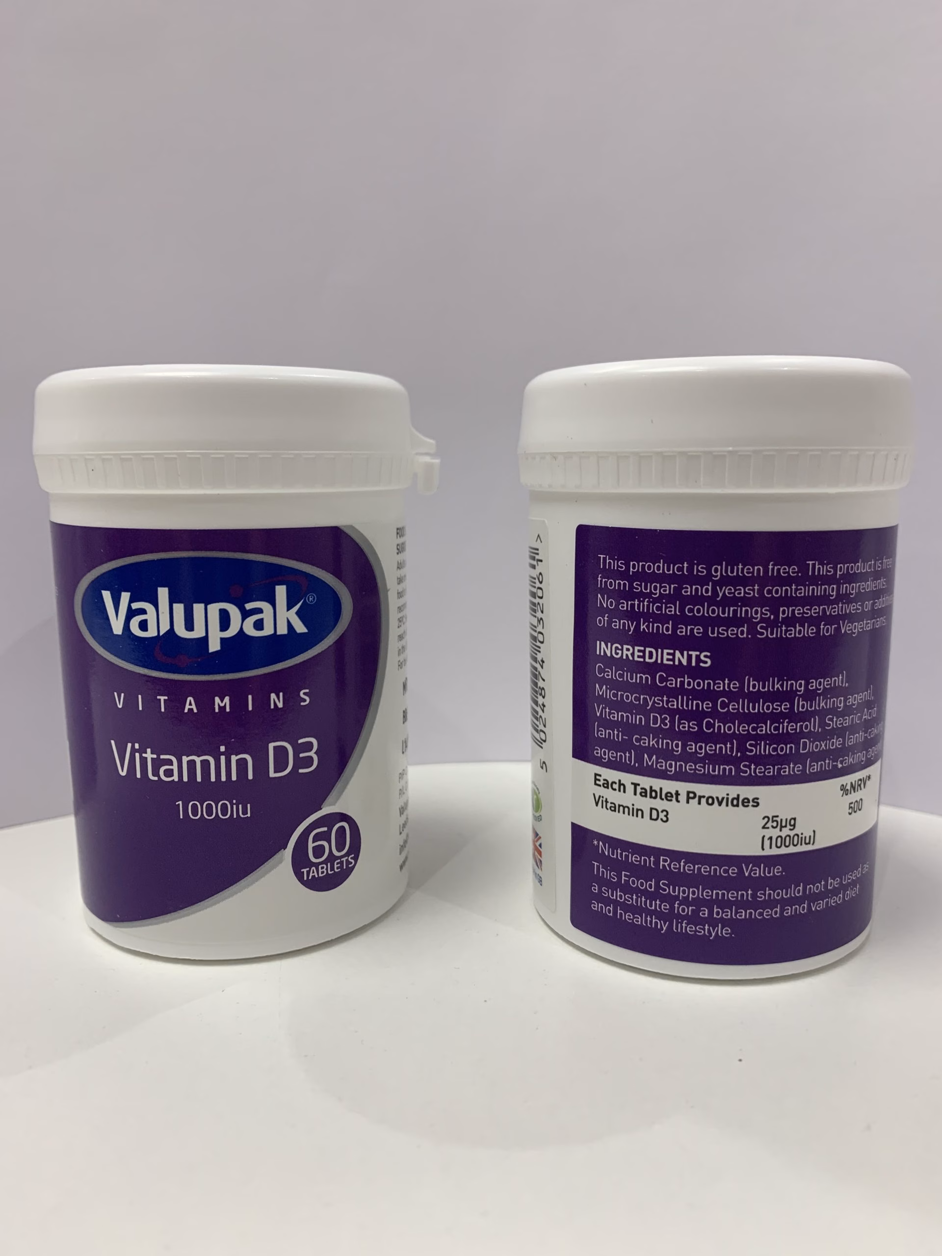 Vitamin D Valu-Pak 60 tablets